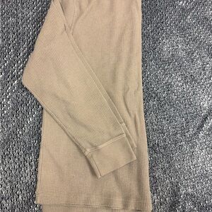 Men's Lt. Brown long sleeve Henley